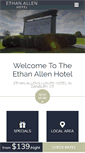 Mobile Screenshot of ethanallenhotel.com